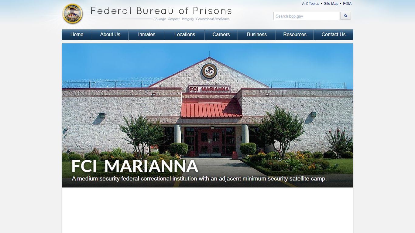 FCI Marianna - Federal Bureau of Prisons